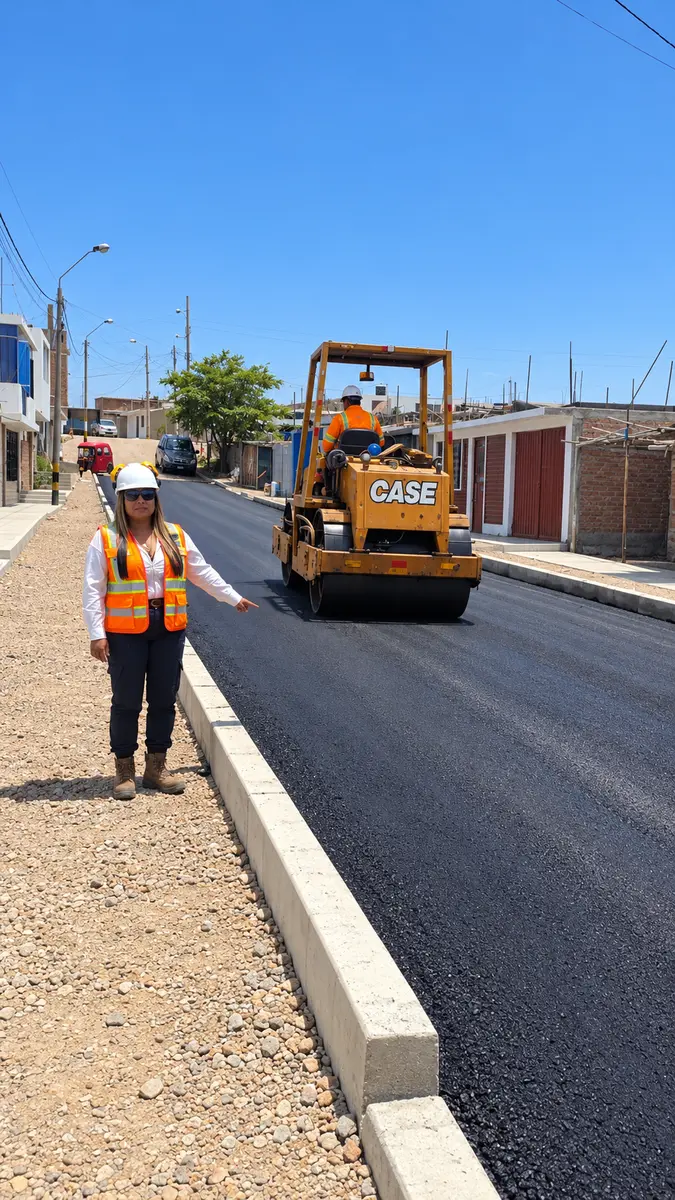 Obra INFRAESTRUCTURA VIAL: PISTAS Y VEREDAS